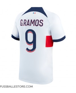 Günstige Paris Saint-Germain Goncalo Ramos #9 Auswärtstrikot 2023-24 Kurzarm